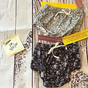 Bums and roses Floral Kids Bloomers Set - nwt